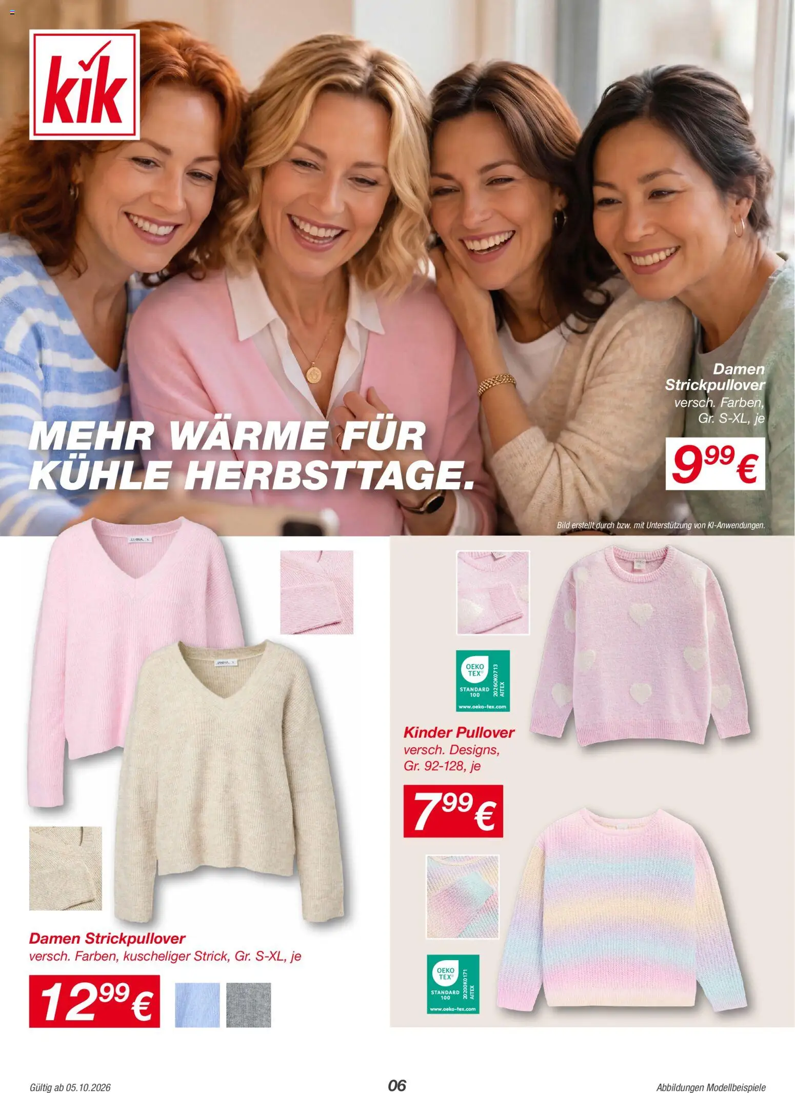 Kik Prospekt – gültig ab 05.10.2026 | Seite: 6 | Produkte: Pullover