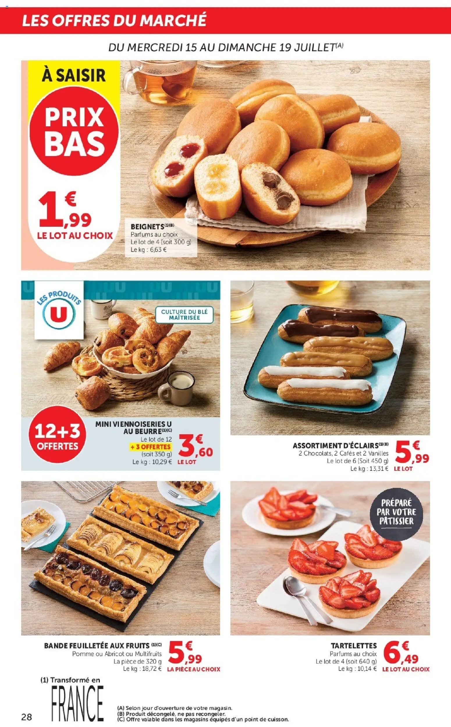 {H1} | Page: 28 | Produits: Abricot, Pomme, Viennoiseries