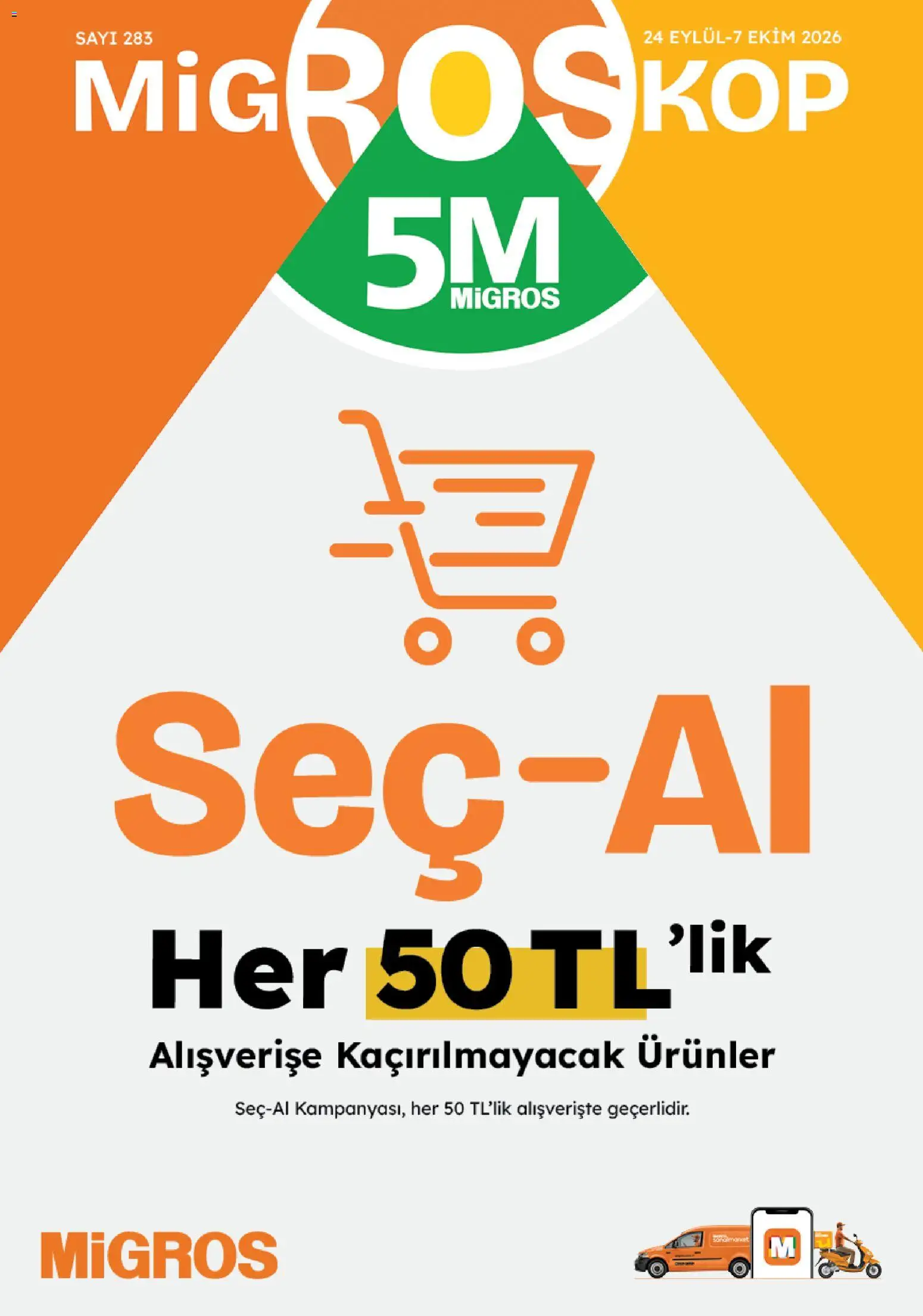 Migros Katalog - 5M Migroskop Dijital - 05 Ekim 2026 tarihinden itibaren geçerlidir | Sayfa: 1