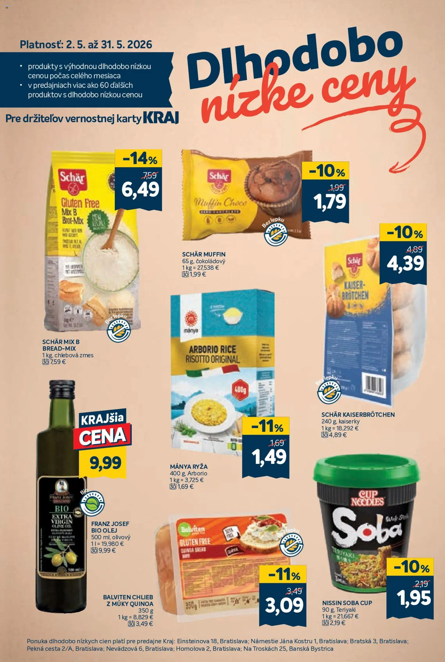 Nové Kraj akcie – leták je platný od 30.04.2026 | Strana: 17