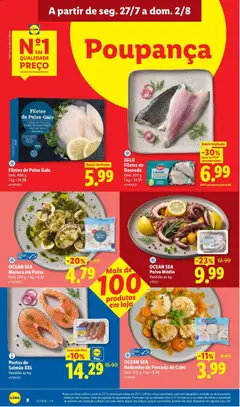 Pré-visualização Filetes de Peixe Galo, JOHN DORY FILLETS, FILETS DE SAINT-PIERRE, FILETS DE GALLO, SAN PEDRO, ultracongelado, frozen, surgele, 400g válido de 27/07/2026 | Página: 10