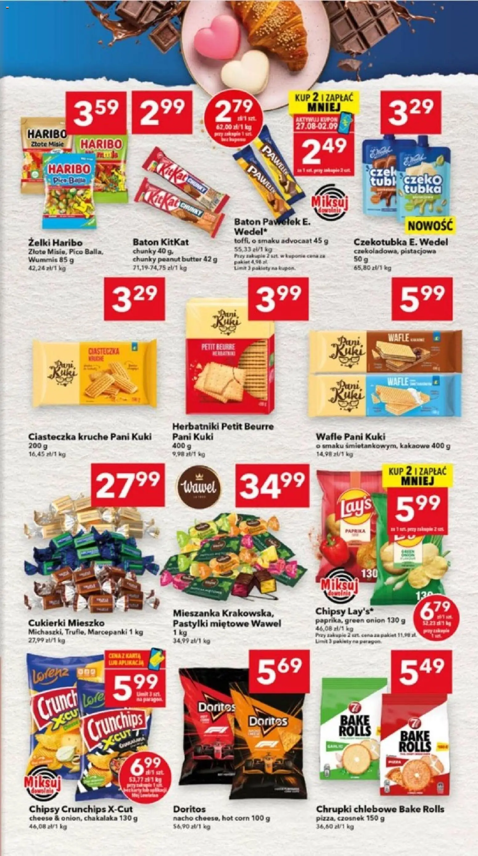 Lewiatan gazetka - Ostrów Wielkopolski od 27.08.2026 | Strona: 5 | Produkty: Czosnek, Herbatniki petit beurre, Doritos, Baton