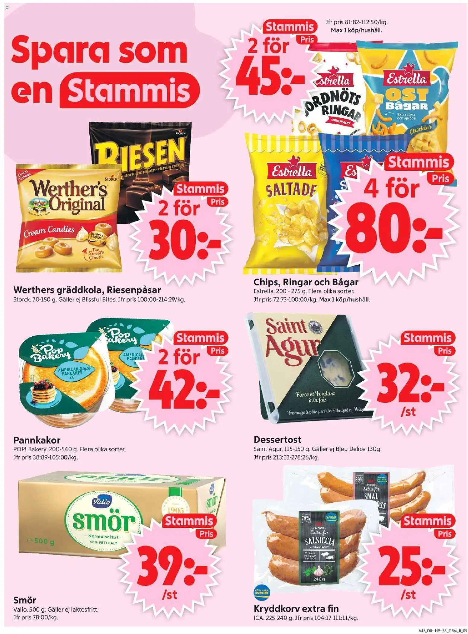ICA Supermarket reklamblad aktuell från 19/10/2026 | Sida: 11 | Produkter: Cheddar, Smör, Vitlök, Persilja