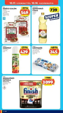 Aldi aktuális akciós újság - amely érvényes a következő dátumtól: 2026.10.15. | Oldal: 20