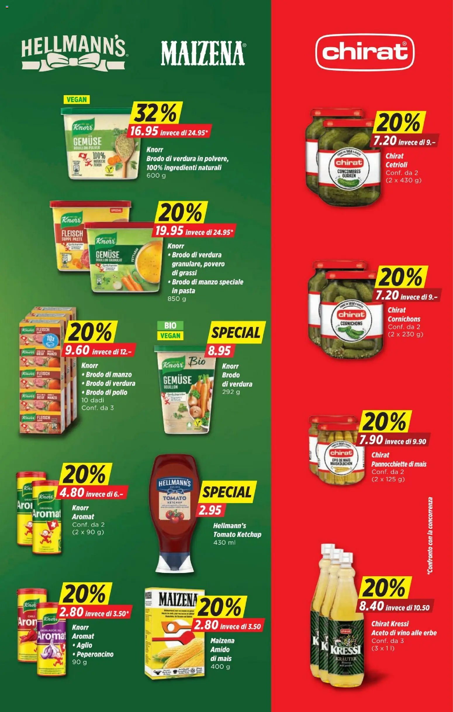Denner aktionen IT – gültig ab 08.10.2026 | Seite: 13 | Produkte: Gemüse, Pasta, Ketchup, Gurken