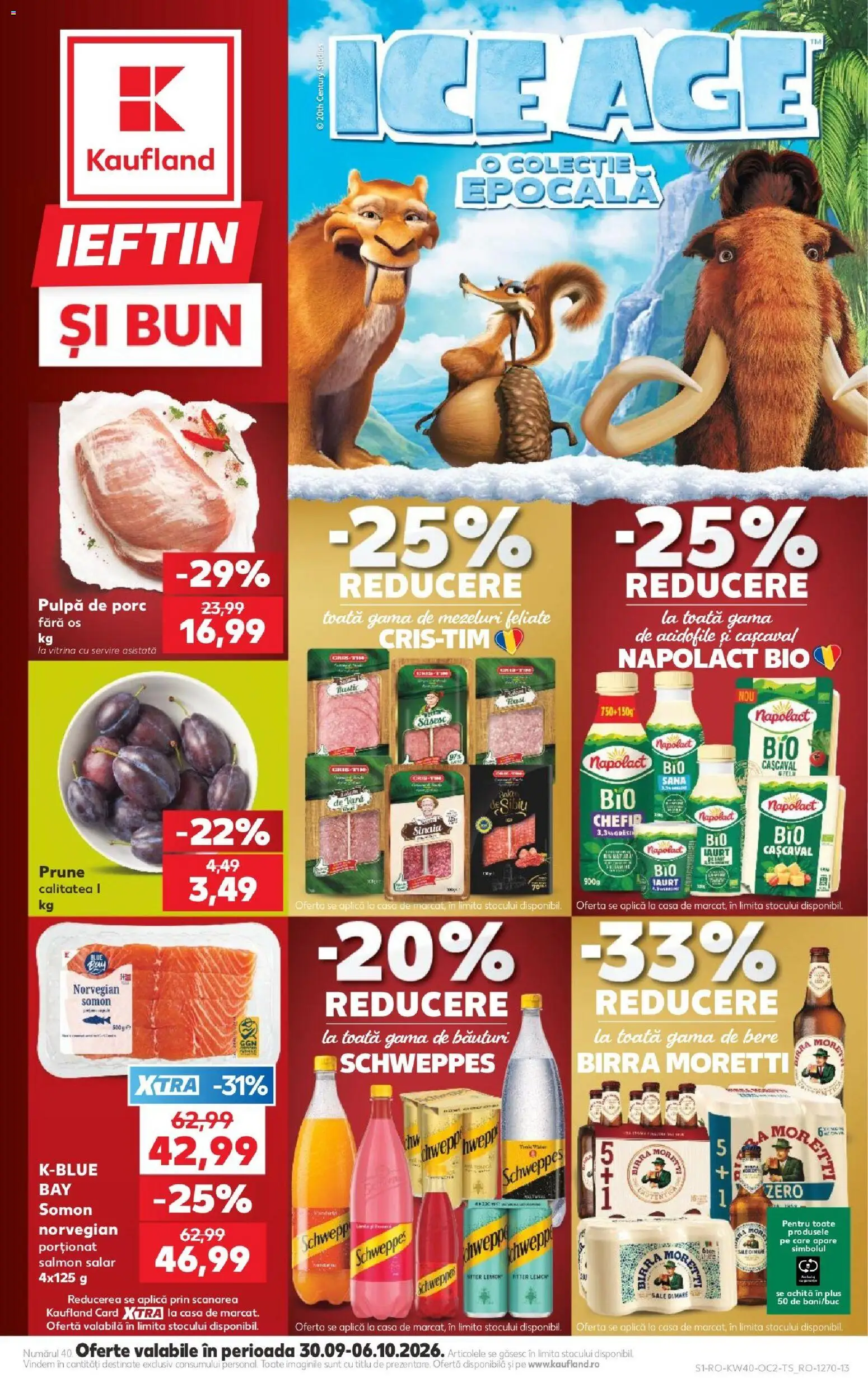 Kaufland RO akciós ujság - amely érvényes a következő dátumtól: 2026.09.30. | Oldal: 1