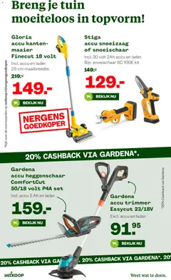 Welkoop folder - Voorbeeld van een folder van Welkoop, geldig van 06-07-2026 | Pagina: 22 | Producten: Trimmer, Maaier