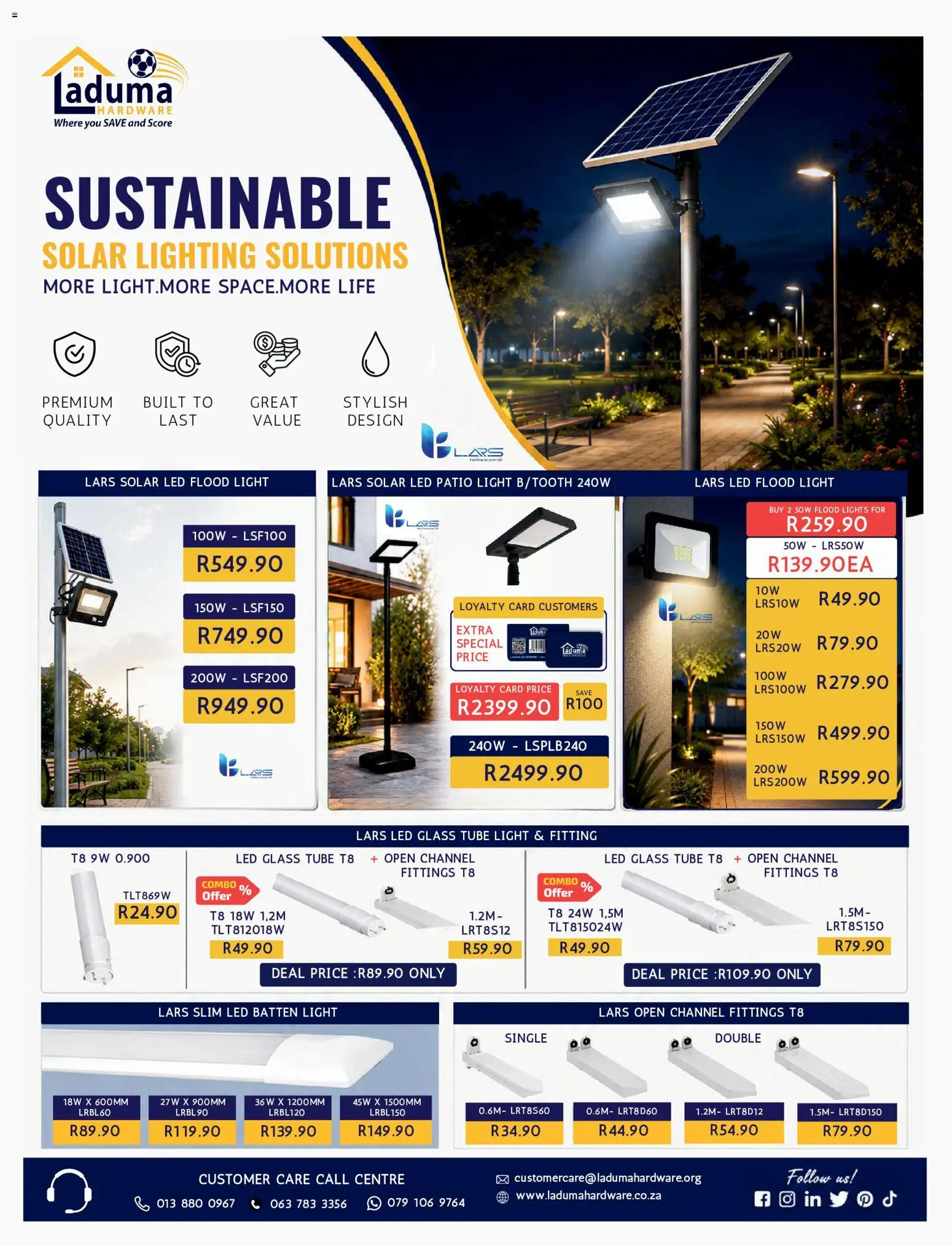 New Laduma Hardware catalogue – valid from 01/08/2026 | Page: 5 | Products: Light