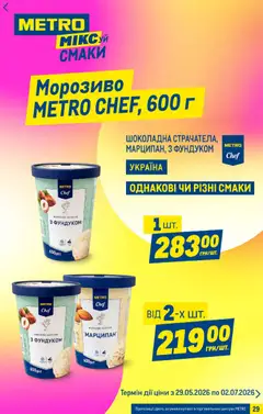 Metro акції дійснийкції з 27.05.2026 | Сторінка: 29