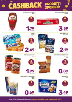 Anteprima del volantino Il Centesimo volantino Cashback valido a partire dal 31/07/2026 | Pagina: 6 | Prodotti: Top, Pasta, Fusilli, Pistacchi