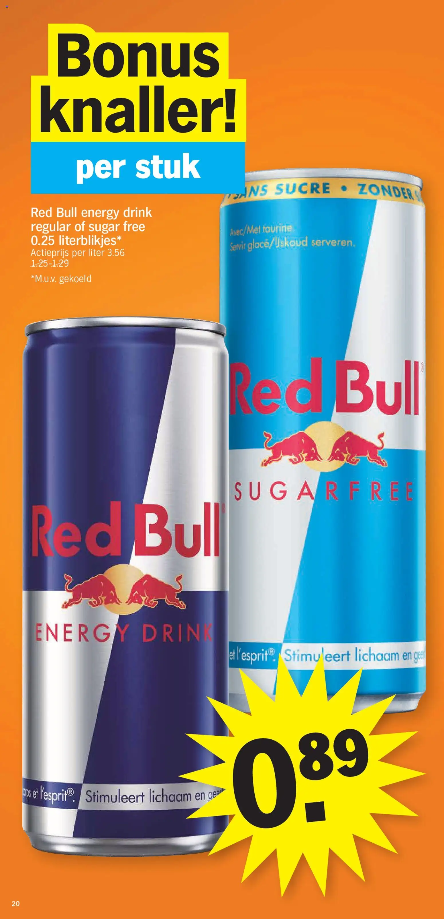 {H1} | Pagina: 20 | Producten: Red Bull