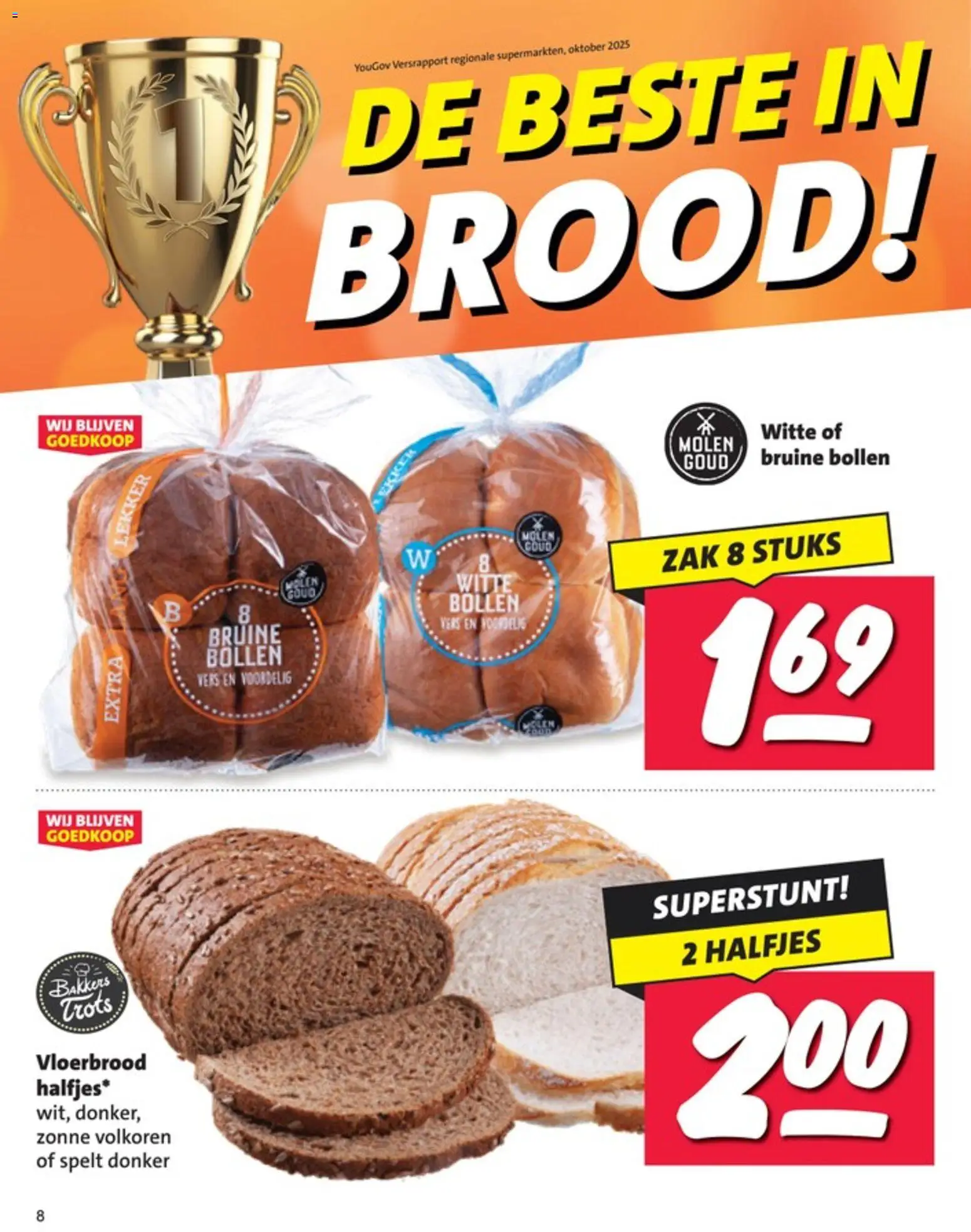 {H1} | Pagina: 8 | Producten: Brood, Zak