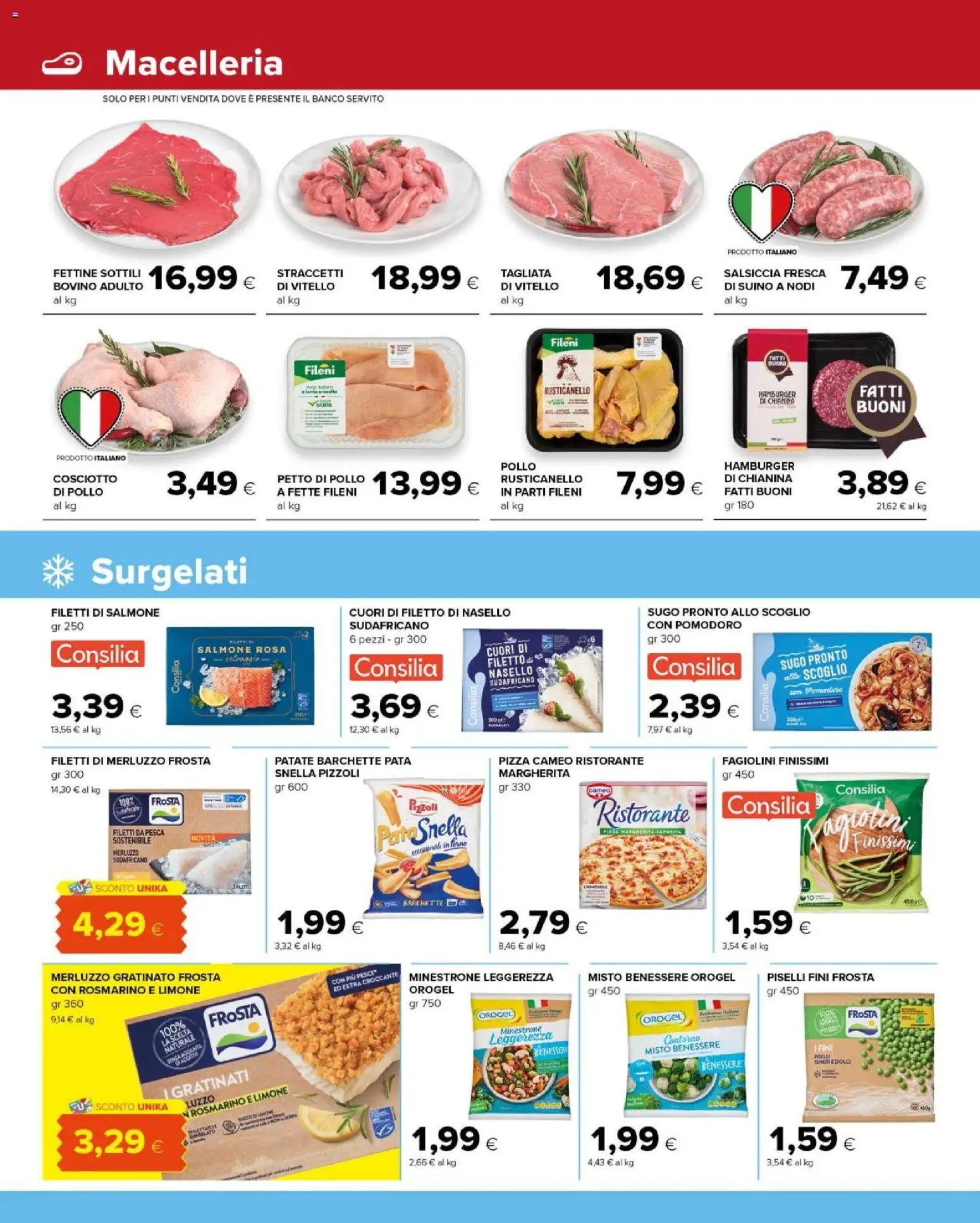 Volantino Tigre del 10.03.2026 | Pagina: 4 | Prodotti: Bovino, Petto di Pollo, Suino, Fagiolini