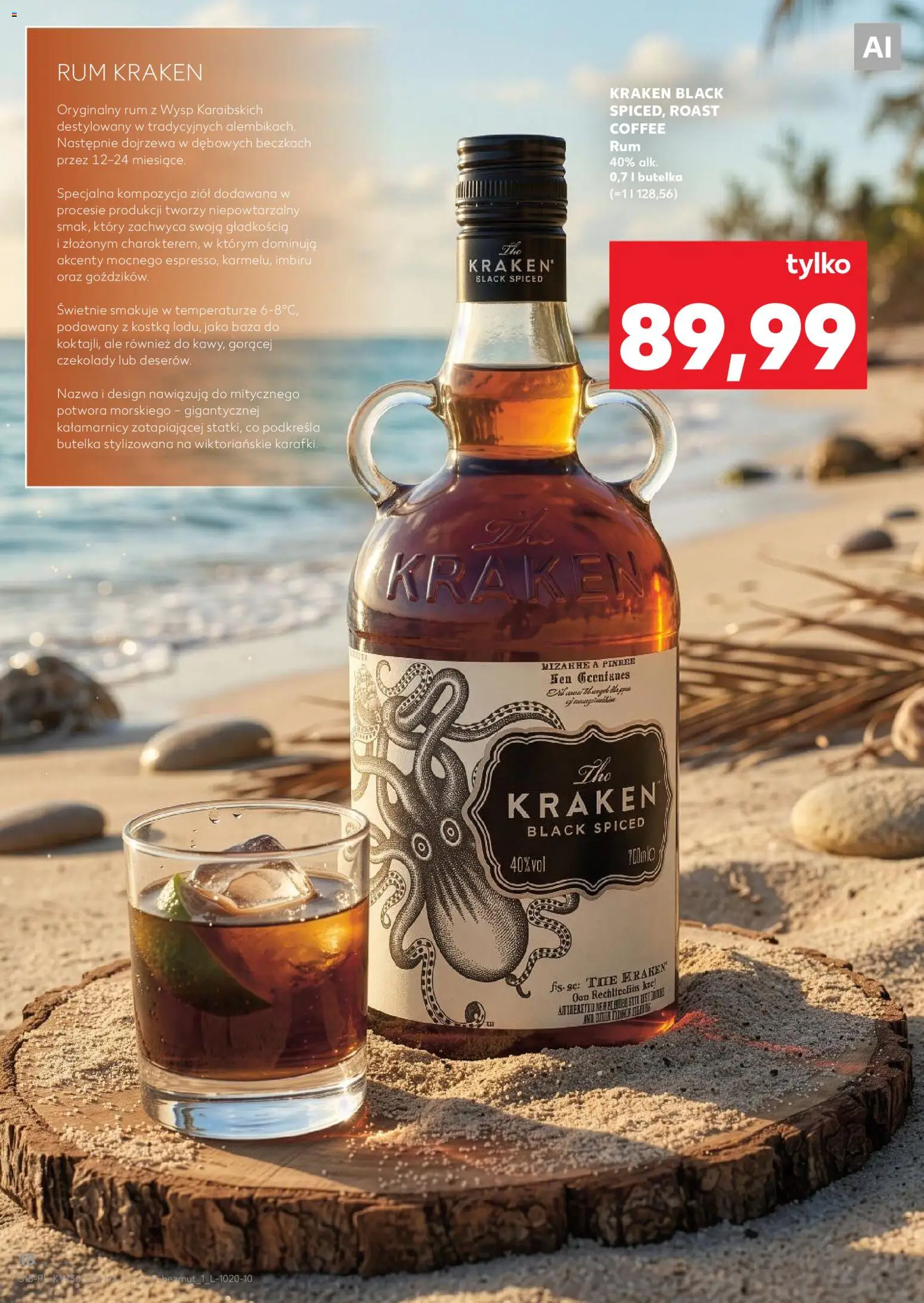 Kaufland Polsko leták - Barek od 03.09.2026 | Strana: 18 | Produkty: Rum, Rum Kraken