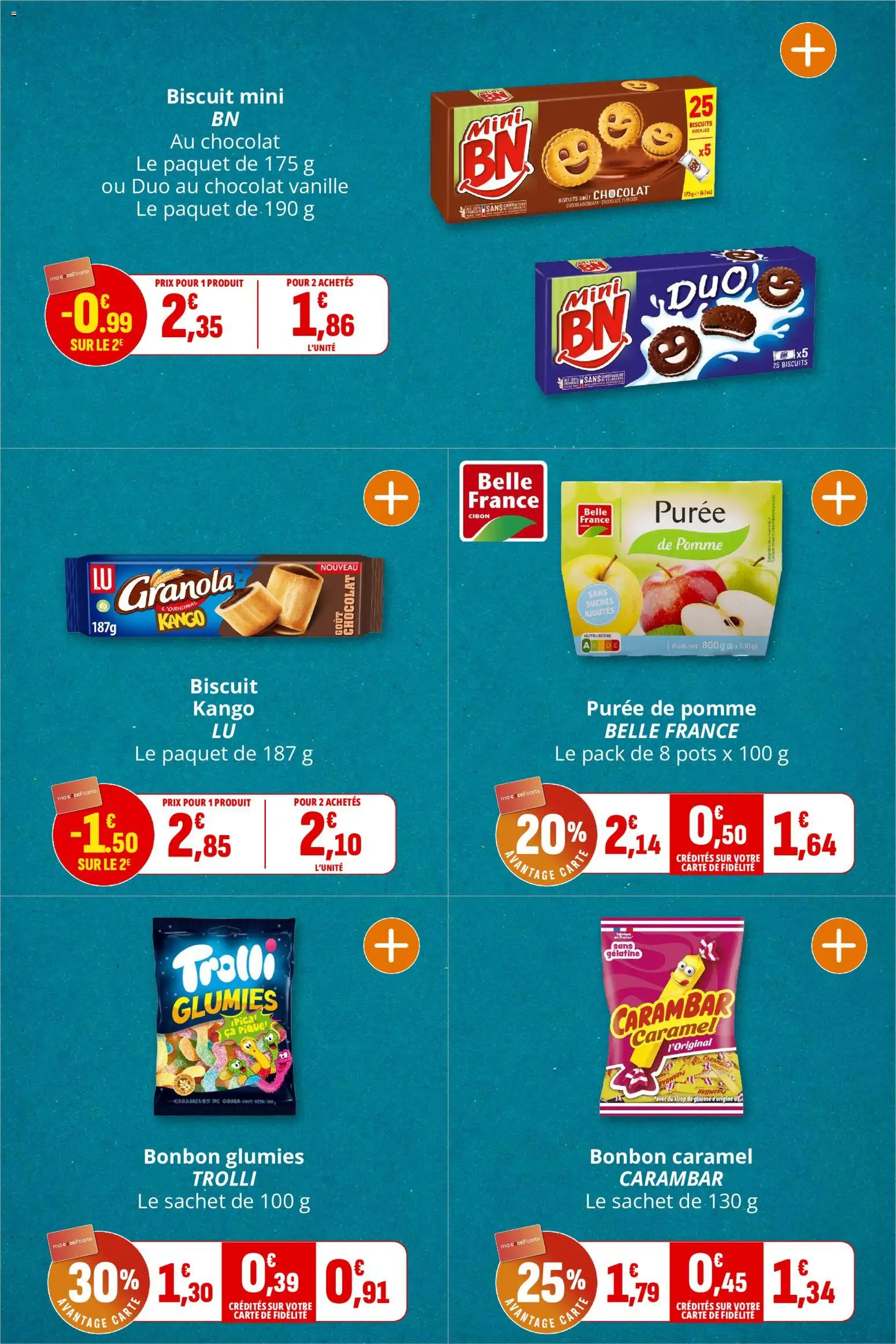 {H1} | Page: 6 | Produits: Poids, Vanille, Sirop, Biscuits