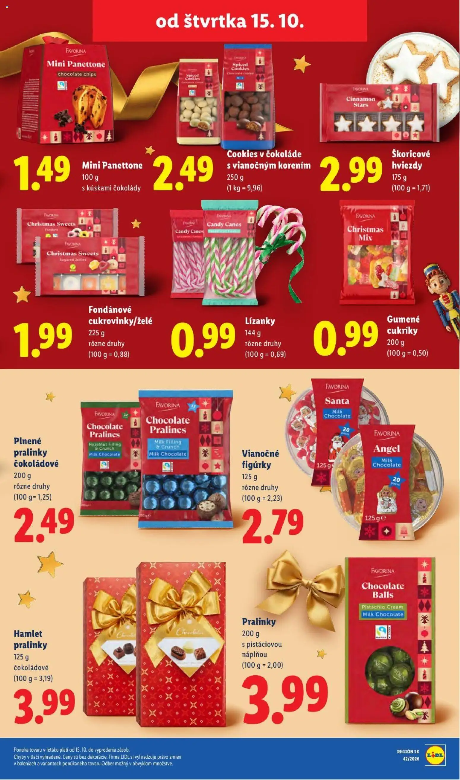 Nové Lidl akcie – leták je platný od 12.10.2026 | Strana: 89 | Produkty: Lízanky, Cukríky