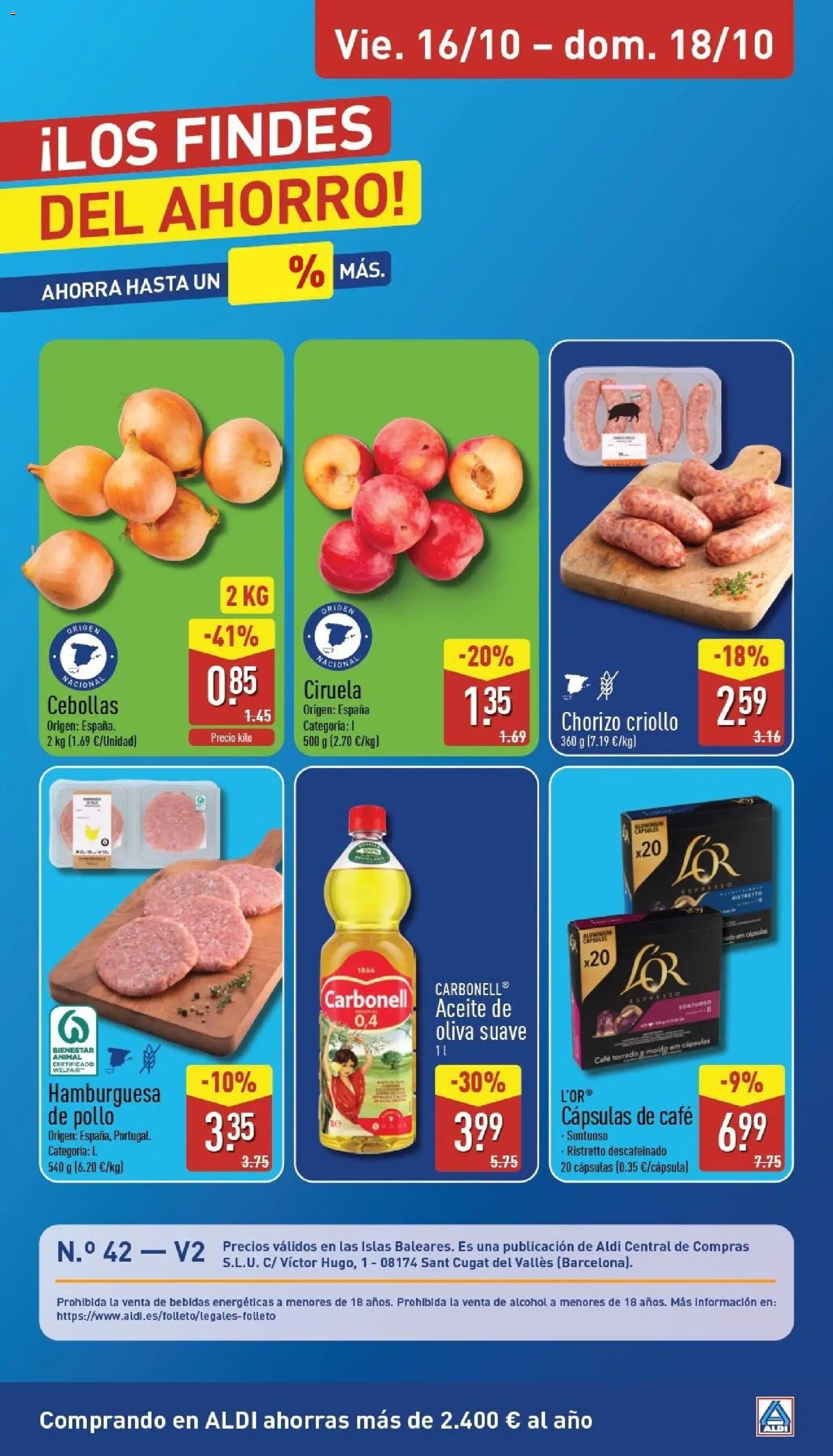 Aldi folleto Baleares │ válido desde el 12/10/2026 | Página: 29 | Productos: Café, Bebidas, Alcohol, Pollo