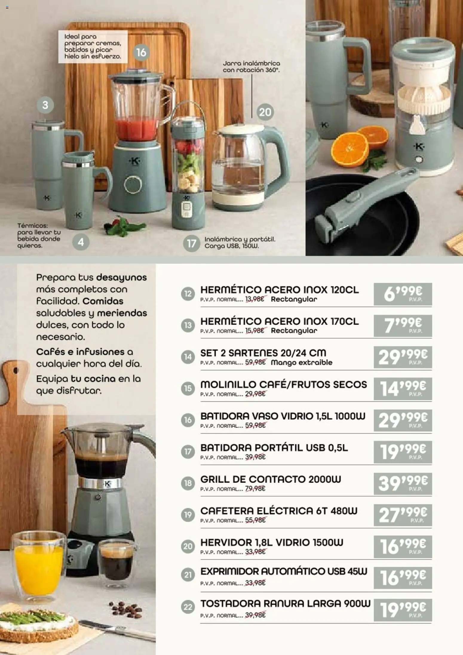 Eroski Brio │ válido desde el 15/10/2026 | Página: 4 | Productos: Cocina, Mango, Batidora, Tostadora