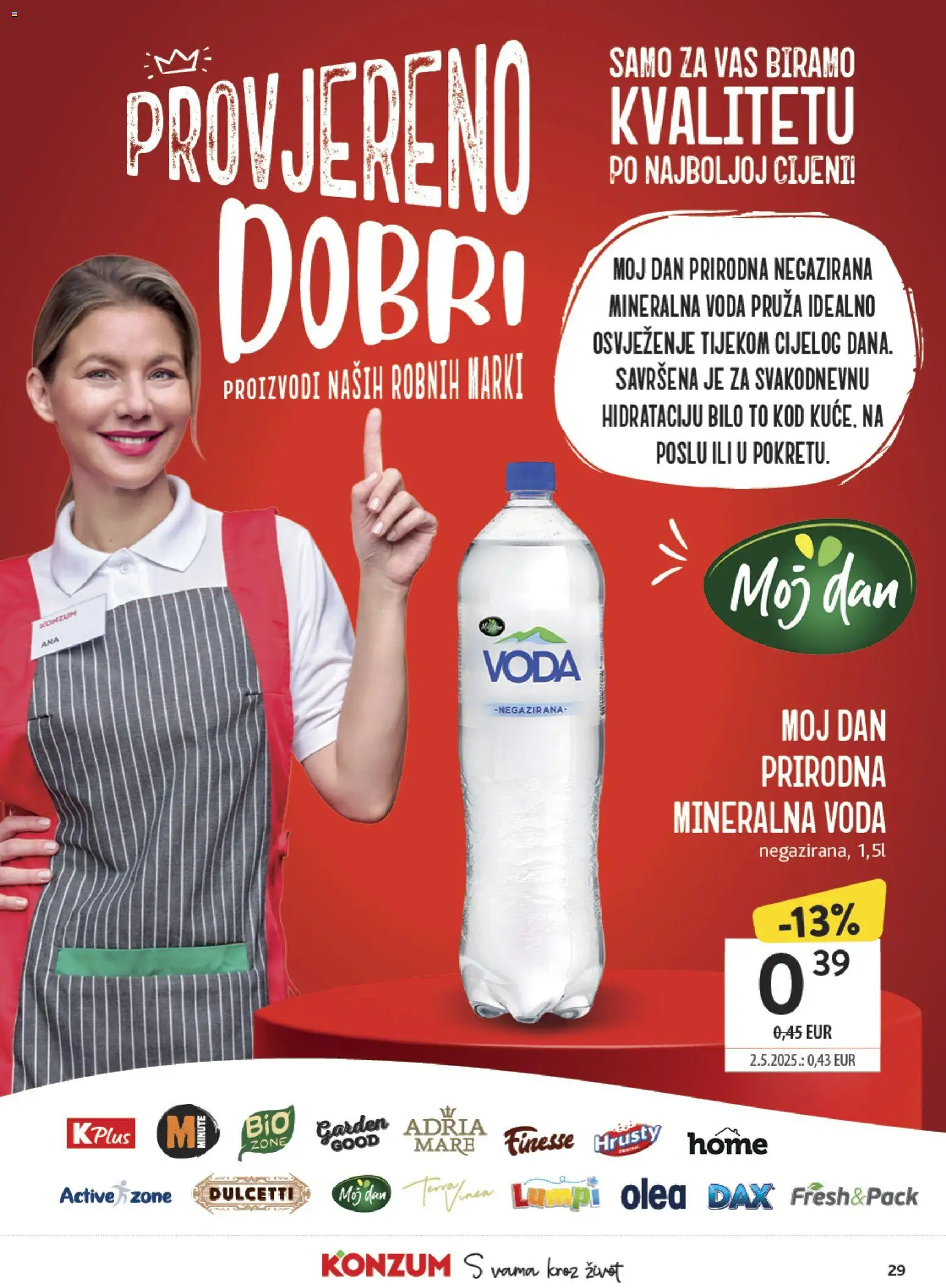 Konzum HR akciós ujság - amely érvényes a következő dátumtól: 13.05.2026 | Oldal: 29