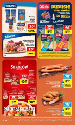 Pogląd oferty "Carrefour gazetka" - ważna od 12.10.2026 | Strona: 14 | Produkty: Kiełbasa, Karta, Kiełbasa śląska sokołów, Berlinki