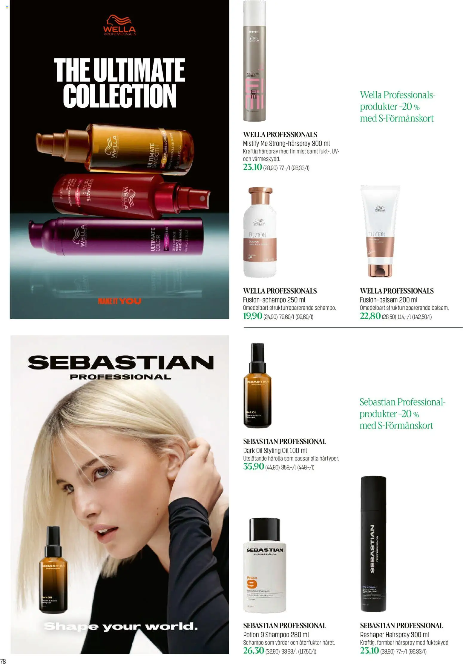 Sokos tarjoukset – voimassa 31/08/2026 alkaen | Sivu: 78 | Tuotteet: Shampoo