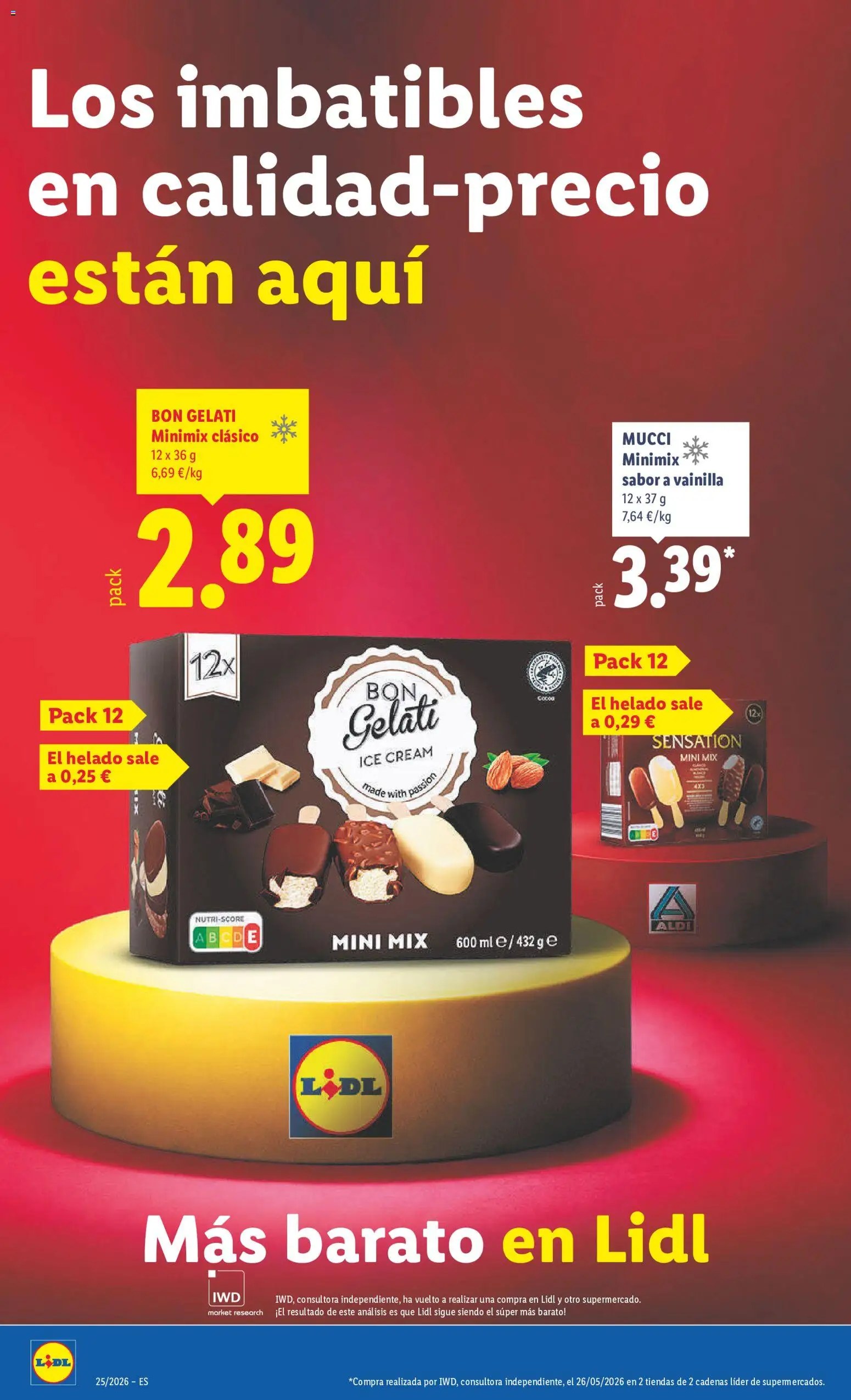 Lidl folleto │ válido desde el 15.06.2026 | Página: 22 | Productos: Helado