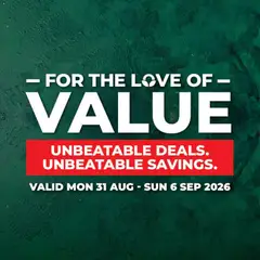 Food Lover's Market specials catalogue – valid from 31/08/2026