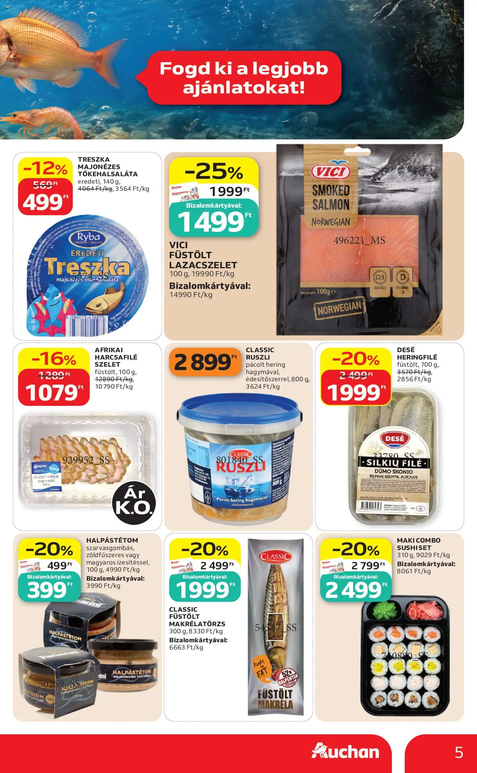 Auchan akciós ujság - amely érvényes a következő dátumtól: 2026.08.21. | Oldal: 5