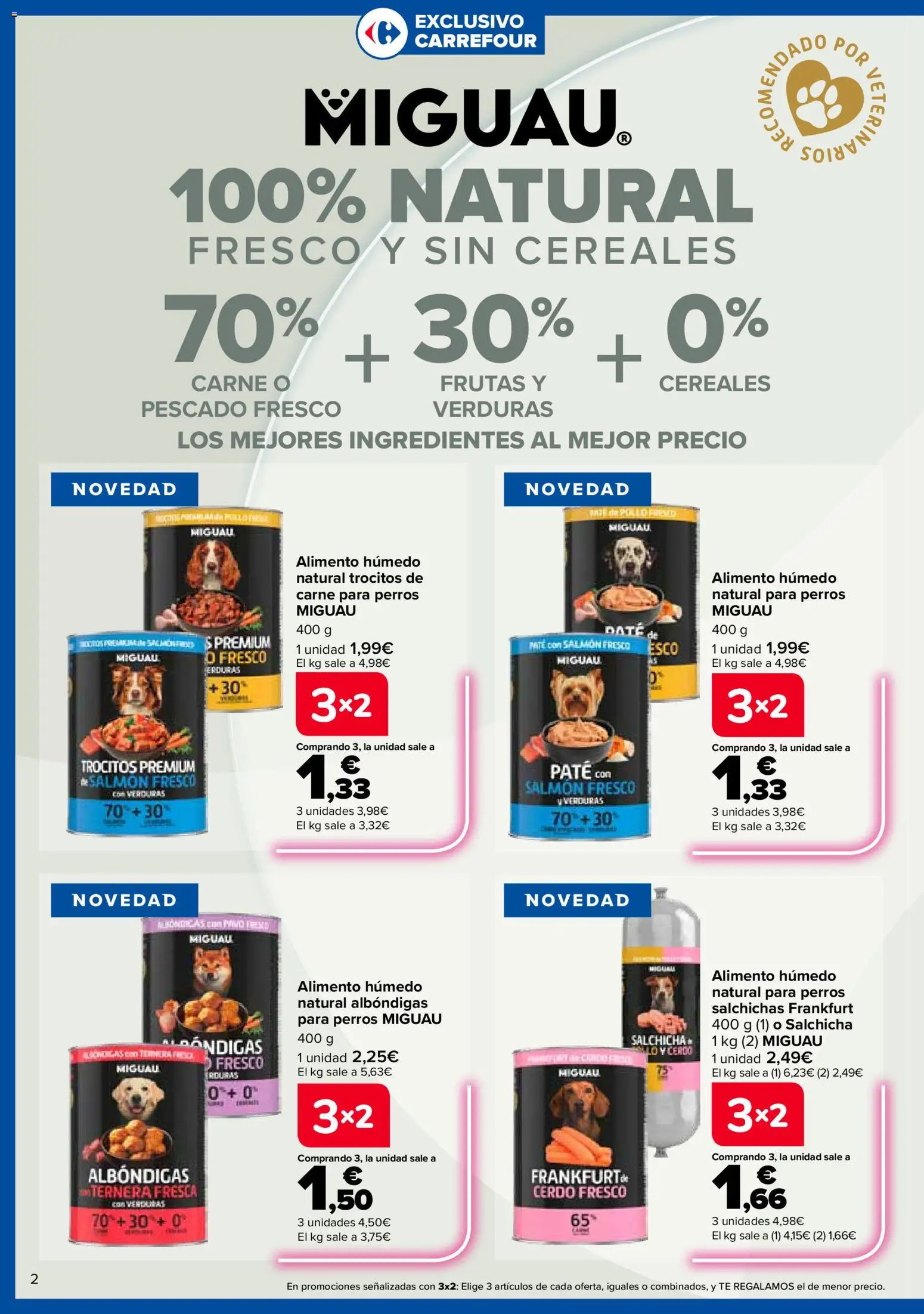 Carrefour Mascotas │ válido desde el 25/06/2026 | Página: 2 | Productos: Κρεμάστρα, Paté, Pescado, Té