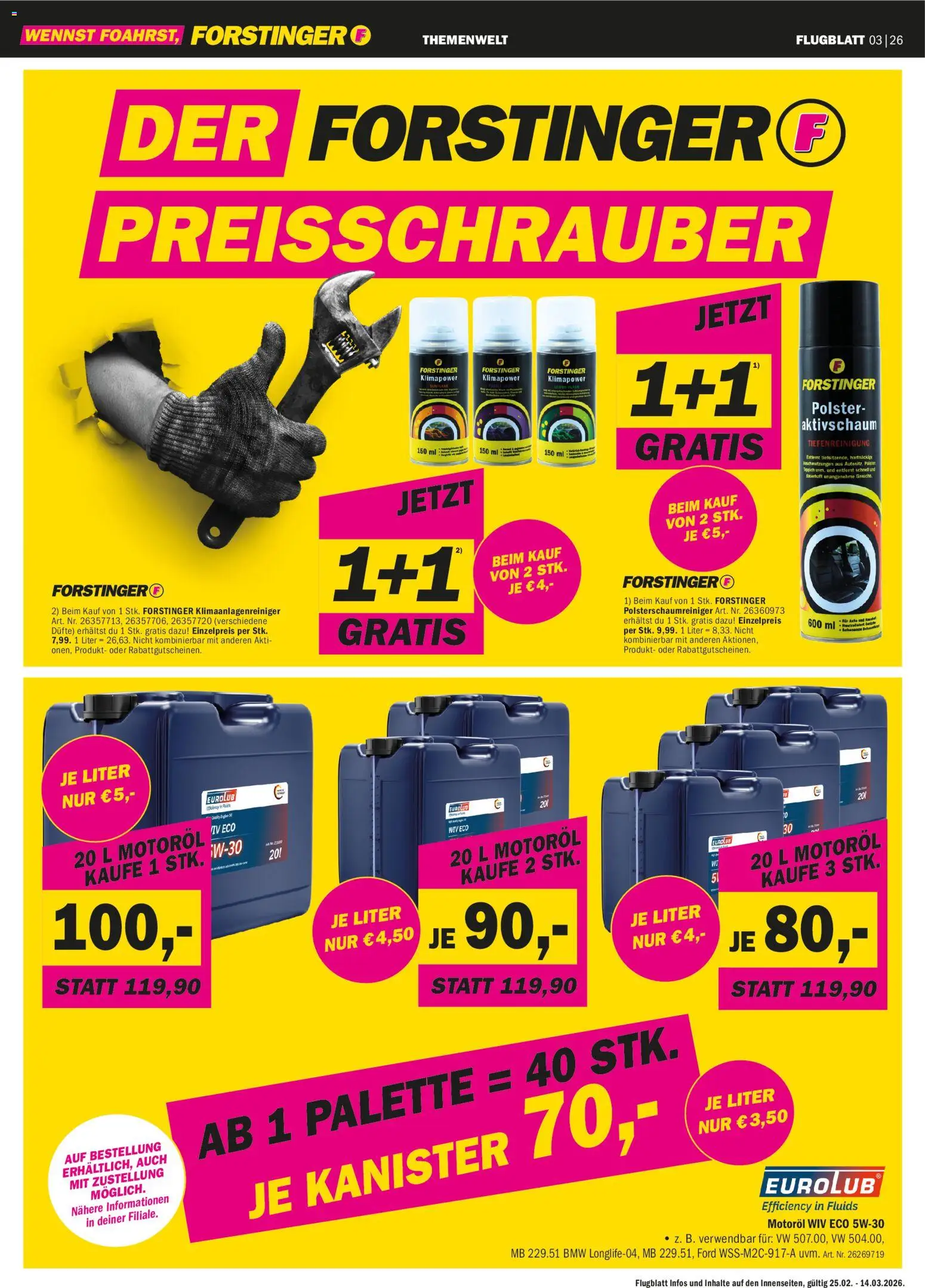 Forstinger Flugblatt (25.02.2026) || Aktuelle Angebote