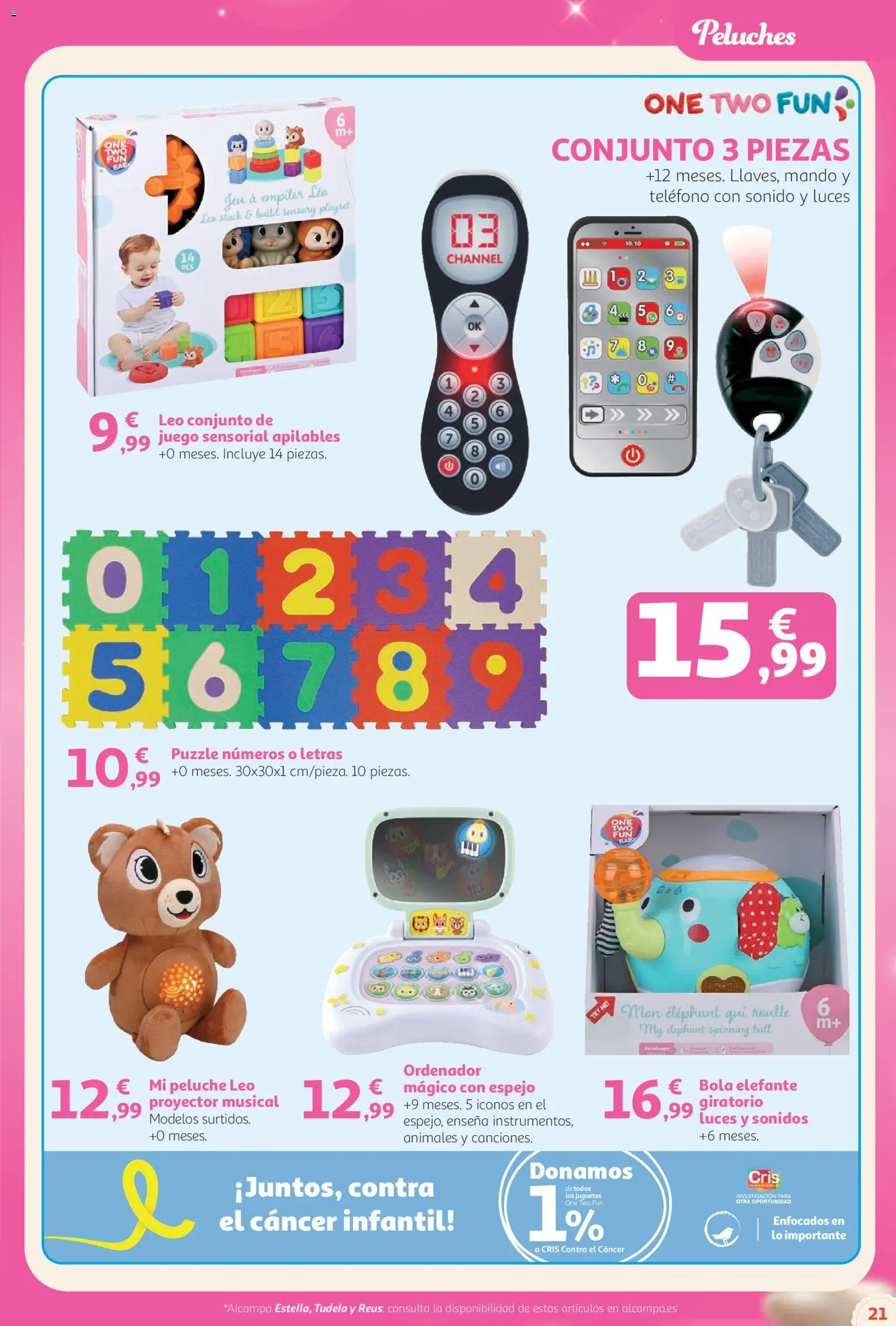 Alcampo Catálogo Juguetes Superstore │ válido desde el 03/11/2026 | Página: 21 | Productos: Teléfono, Ordenador, Peluches, Espejo