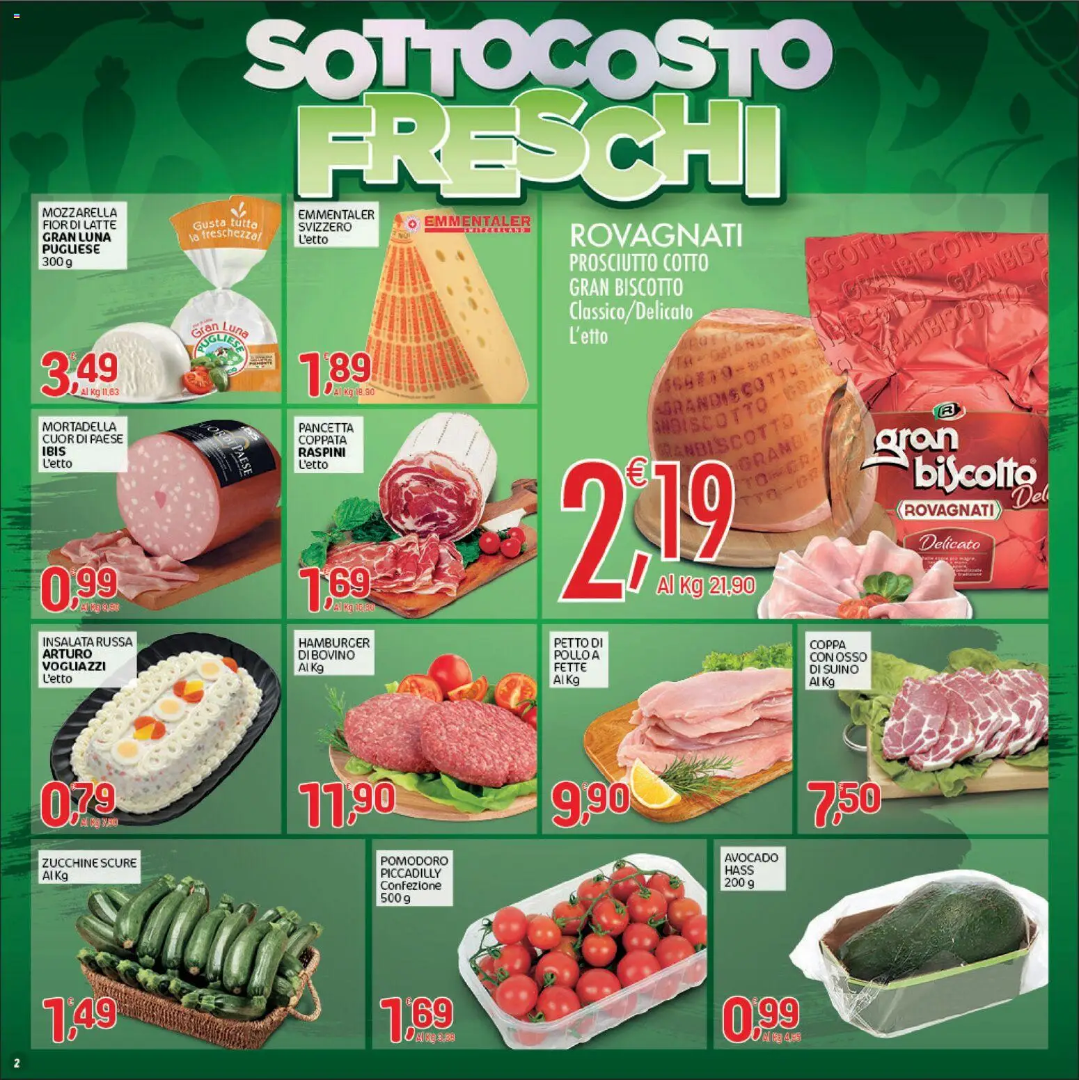 Volantino CRAI del 28.05.2026 | Pagina: 2 | Prodotti: Prosciutto Cotto, Pancetta, Pomodoro, Insalata russa