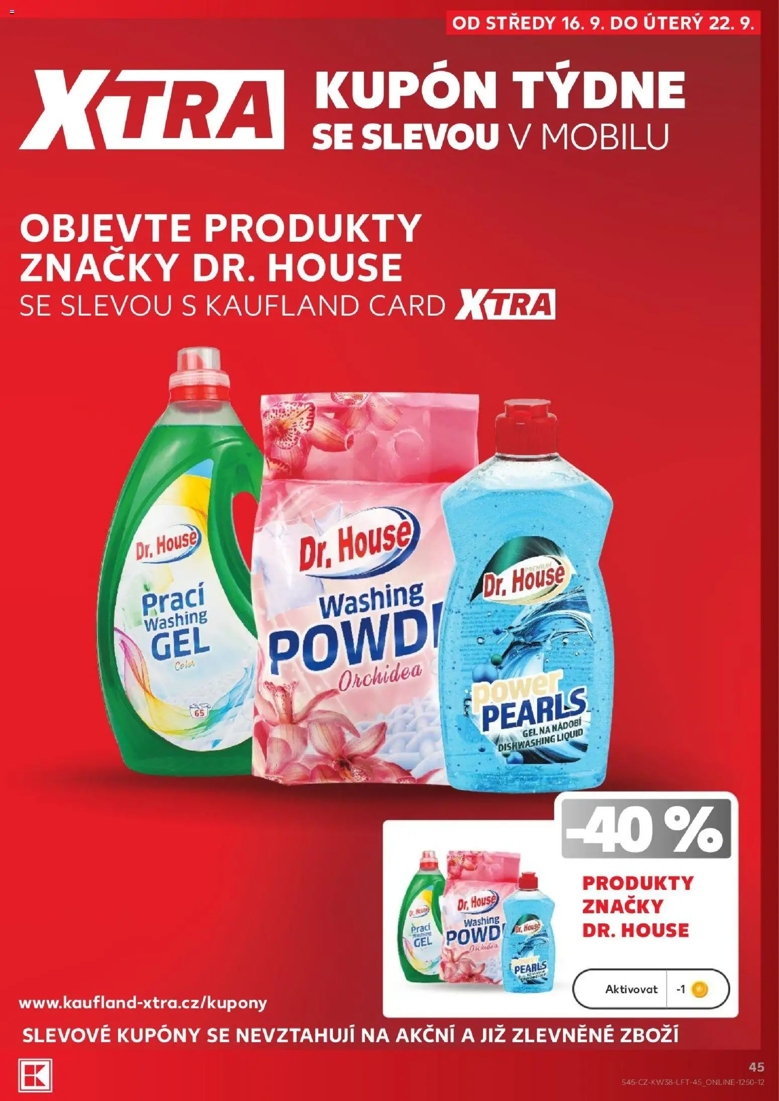 Kaufland leták - Praha 8 od 16.09.2026 | Strana: 45 | Produkty: Nádobí
