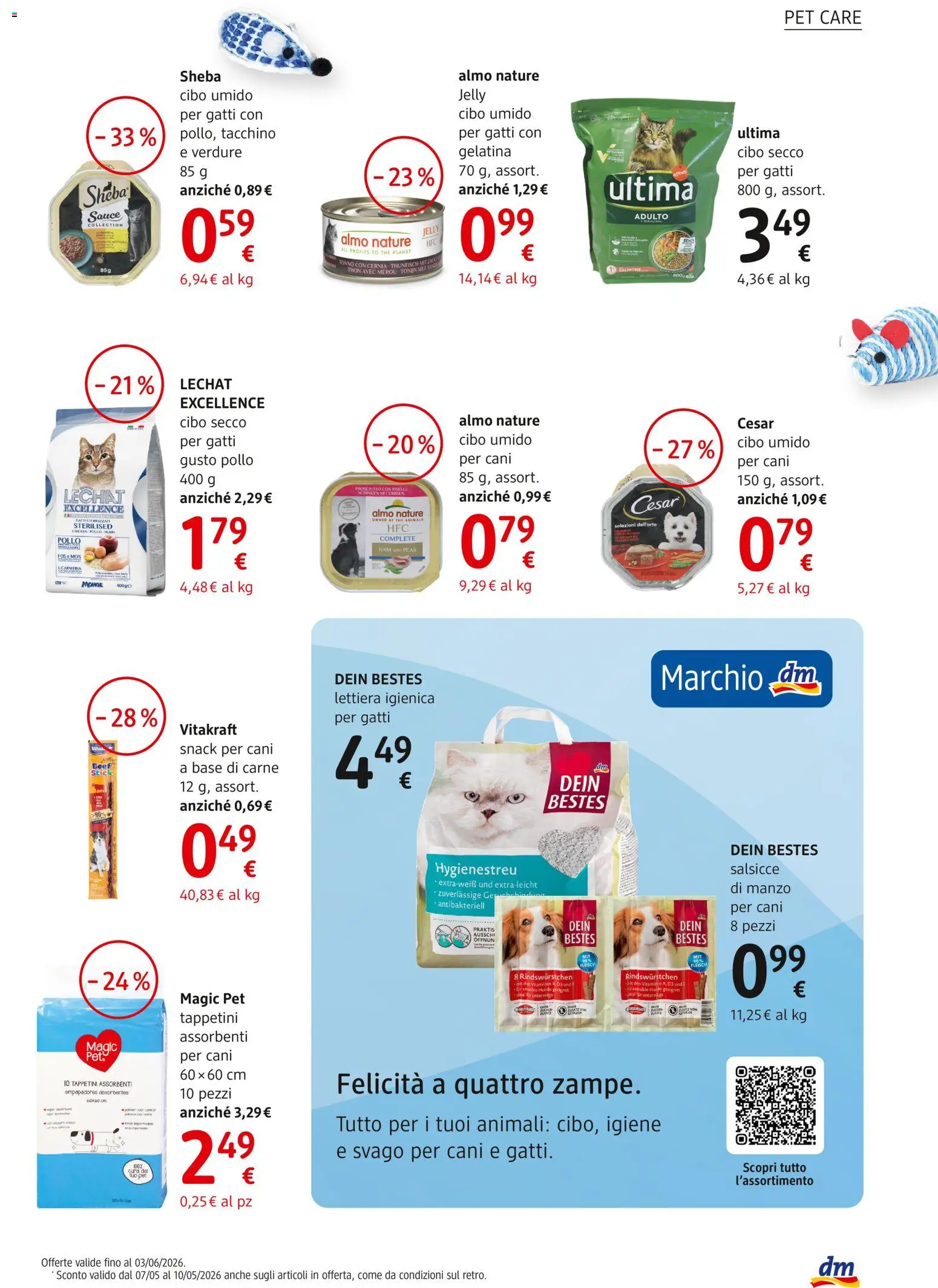 Volantino dm drogerie markt del 07.05.2026 | Pagina: 13 | Prodotti: Manzo, The, Piselli, Tonno