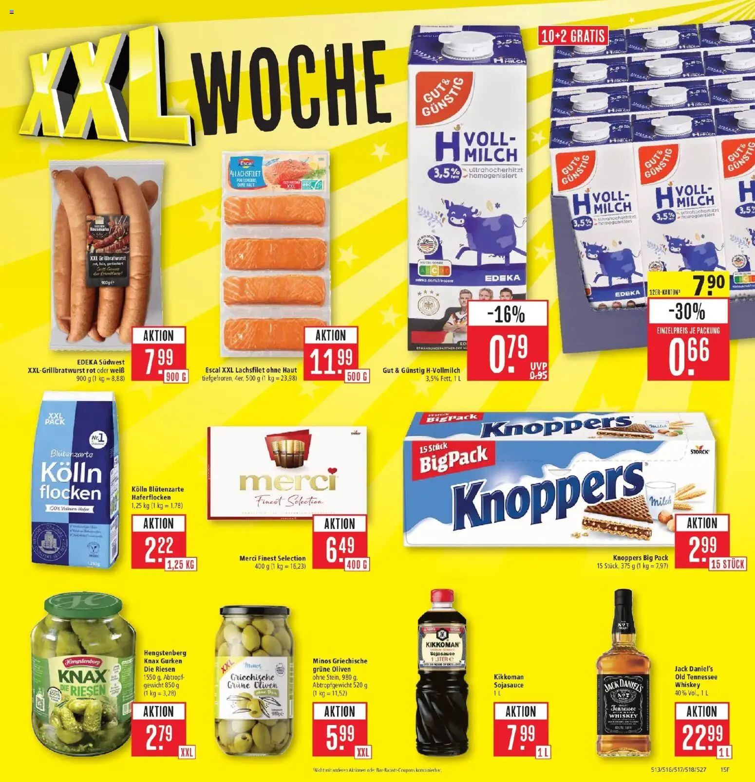 Marktkauf Prospekt Kirchheim – gültig ab 27.07.2026 | Seite: 19 | Produkte: Kolln, Knoppers, Gurken, Whiskey