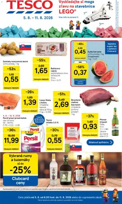 Tesco leták platný od 05.08.2026