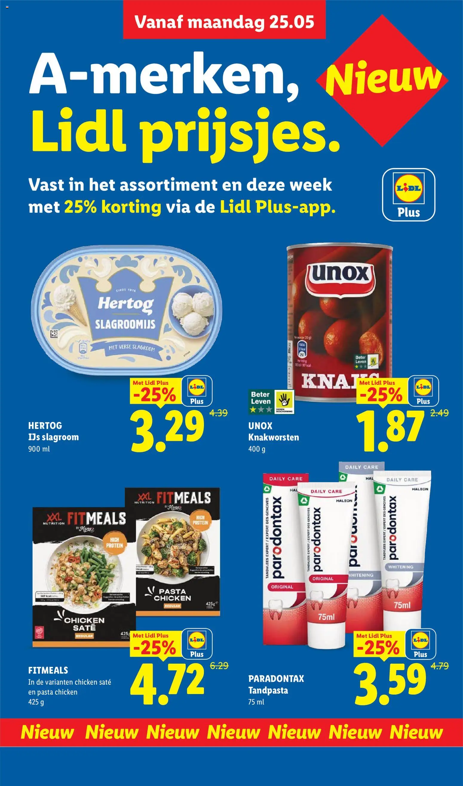 {H1} | Pagina: 15 | Producten: Tandpasta, Boter, Pasta, Slagroom