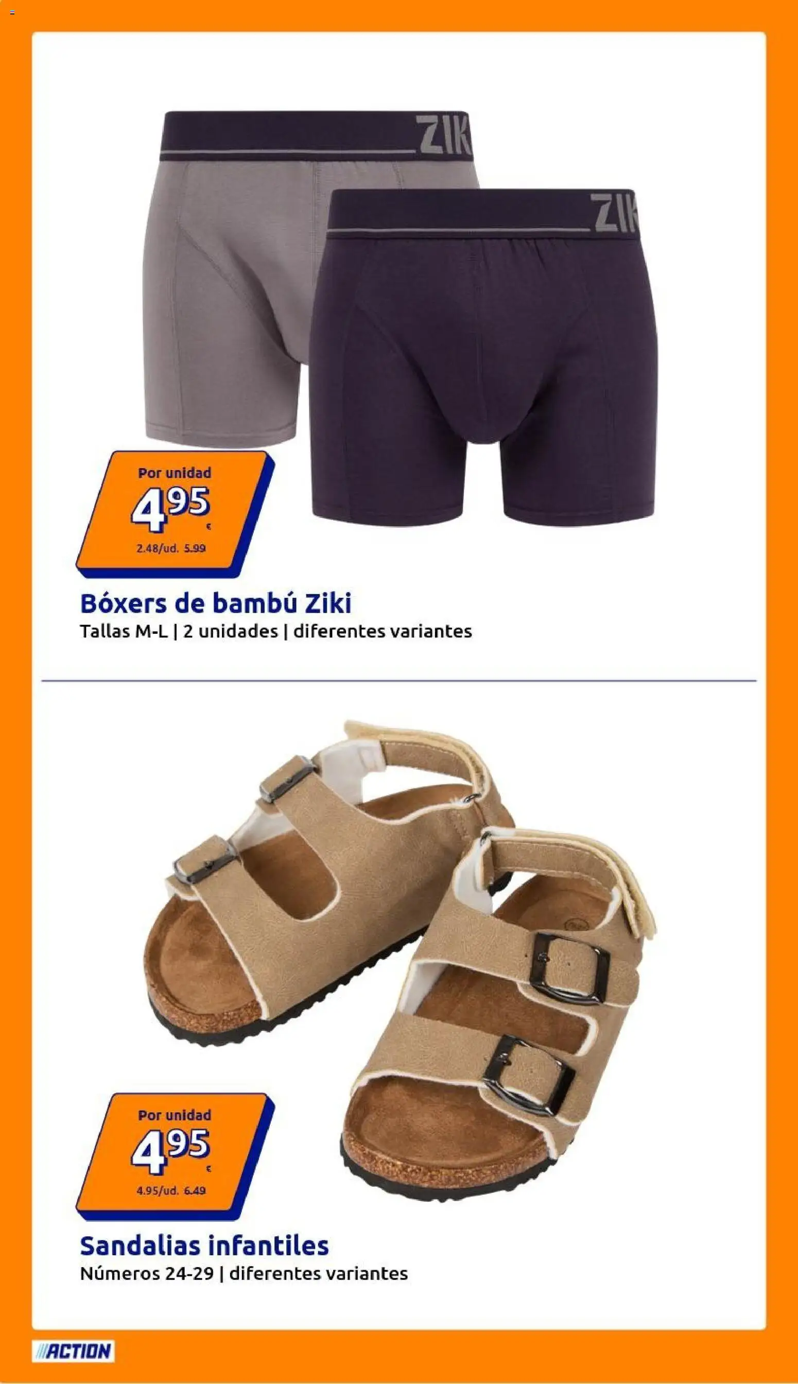 Action folleto │ válido desde el 08/07/2026 | Página: 8 | Productos: Boxers, Sandalias