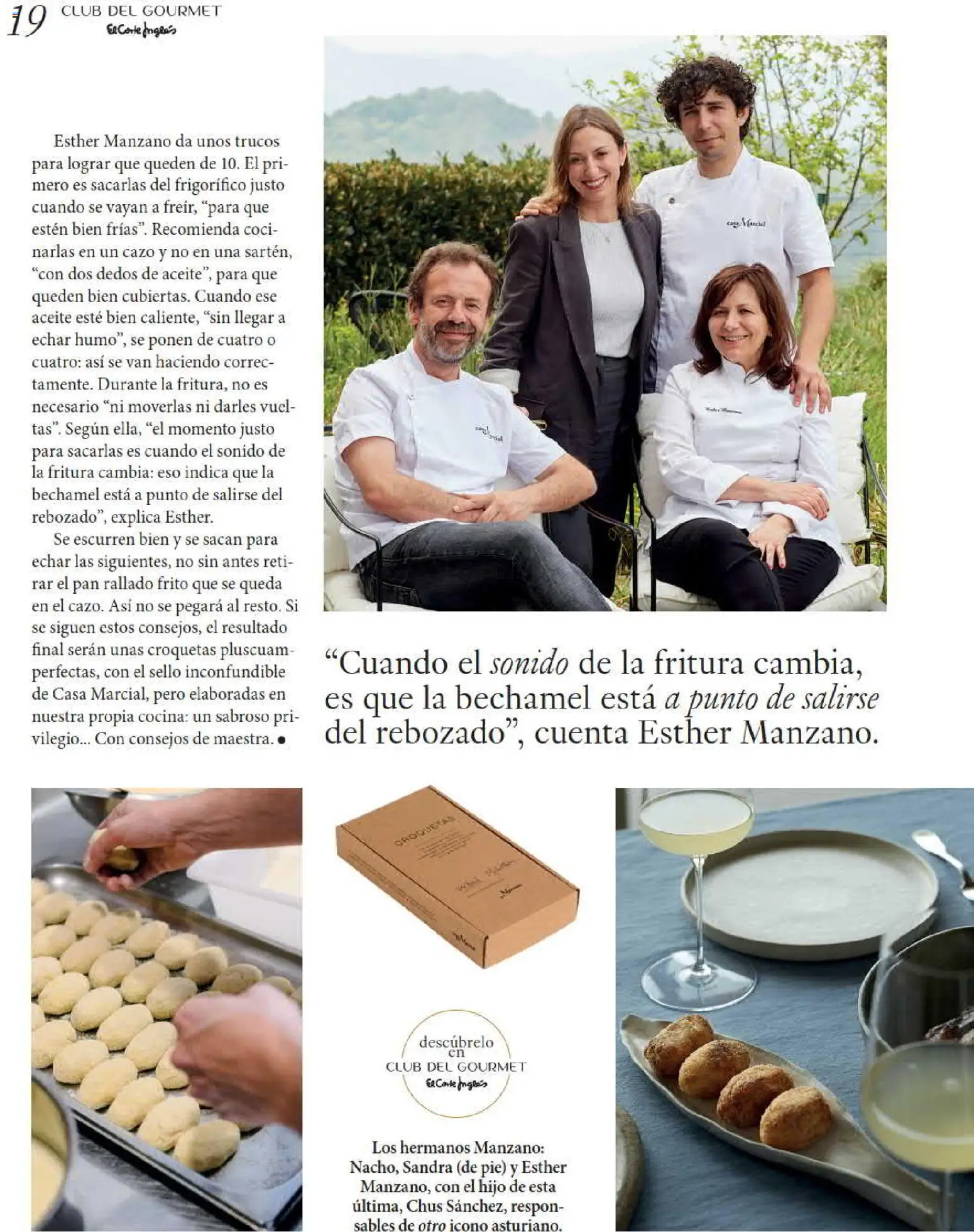 El Corte Inglés Gourmet Magazine │ válido desde el 01/10/2026 | Página: 19 | Productos: Aceite, Pan, Cocina, Croquetas