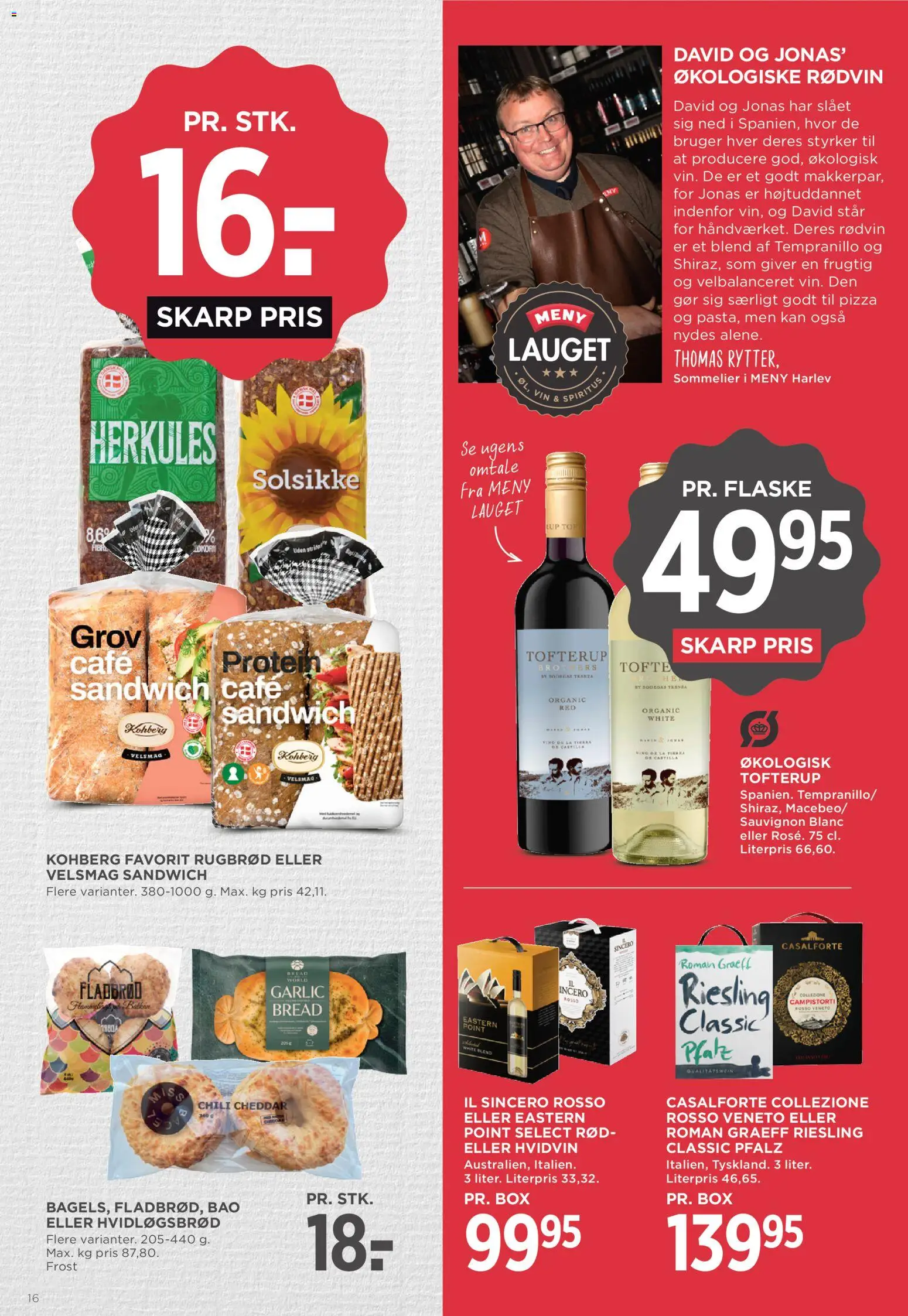 Meny tilbudsavis – gyldig fra 23/10/2026 | Side: 24 | Produkter: Cheddar, Vin, Hvidvin, Hvidløgsbrød