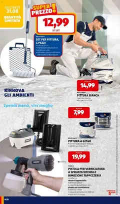 Anteprima del volantino Aldi volantino valido a partire dal 31/08/2026 | Pagina: 24 | Prodotti: Rullo, Pittura, Cavo, Alluminio