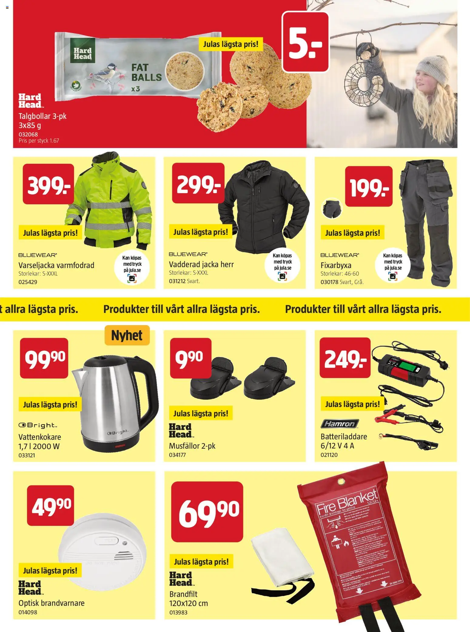 Jula reklamblad aktuell från 22/10/2026 | Sida: 9 | Produkter: Vattenkokare, Jacka