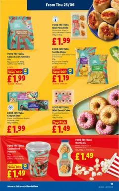 Preview of Weekly offers Lidl valid from 25/06/2026 | Page: 21 | Products: Salami, Pizza, Cookies, Spinach
