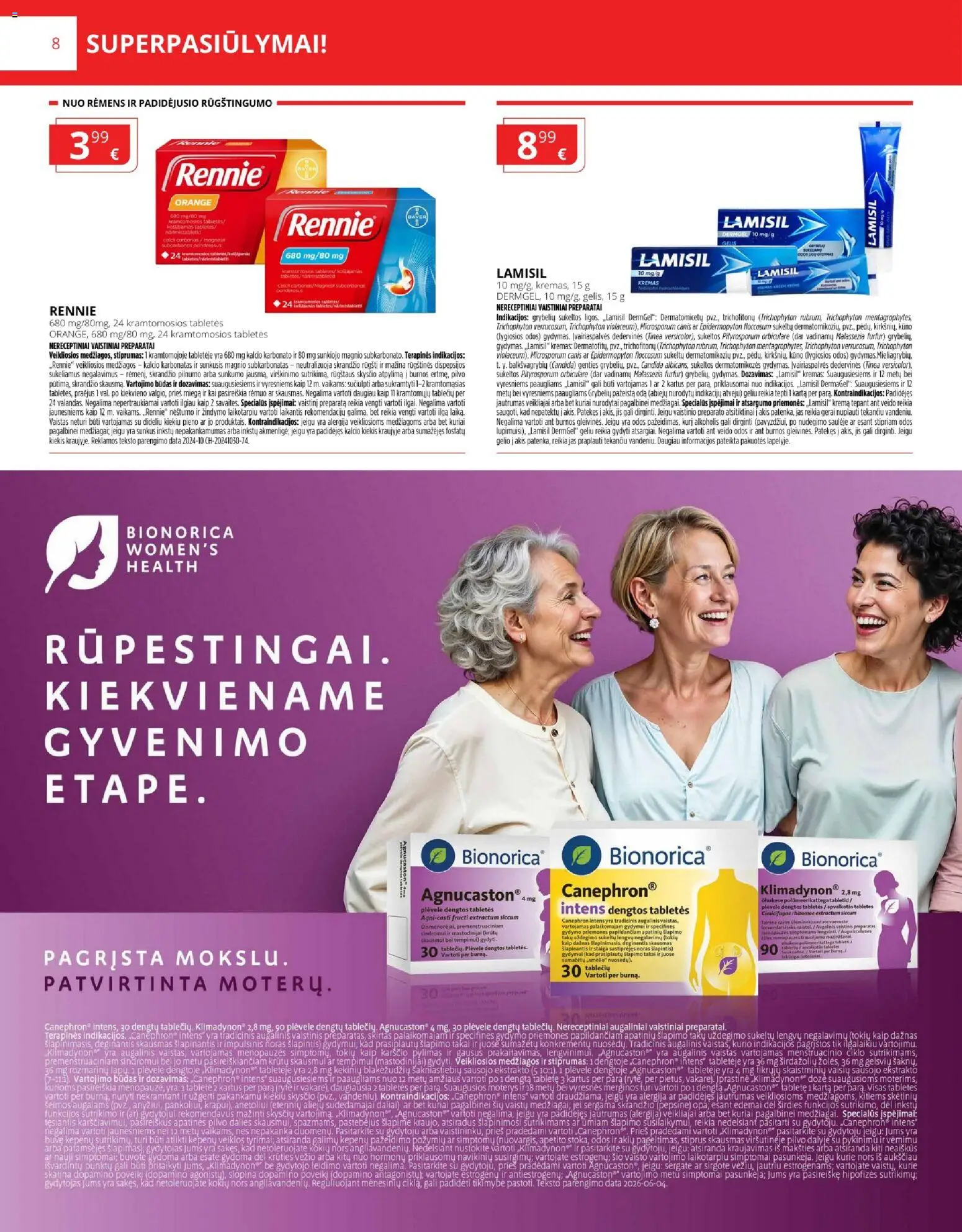 Gintarinė akcijos nuo 2026.07.01 | Puslapis: 8 | Prekių: Kremas