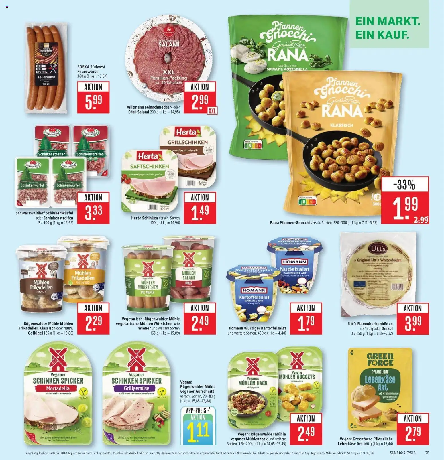 Marktkauf Prospekt Kirchheim – gültig ab 27.07.2026 | Seite: 9 | Produkte: Mozzarella, Salami, Schinken, Karotte