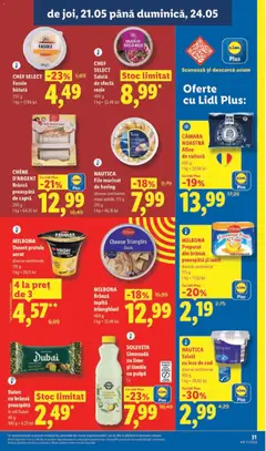 Ofertele Lidl valabile de la 18.05.2026 | Pagină: 31 | Produse: Sıcak su torbası, Masă, Iaurt, Salată cu icre