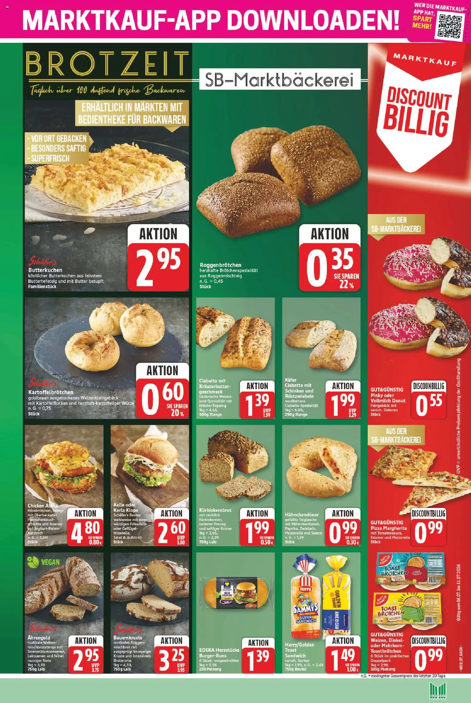 Marktkauf Prospekt – gültig ab 06.07.2026 | Seite: 7 | Produkte: Toast, Schinken, Pizza, Hahnchenbrust
