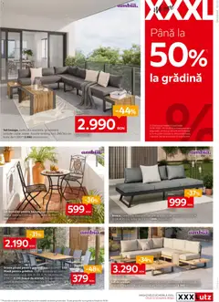 Ofertele XXXLutz valabile de la 01.06.2026 | Pagină: 13 | Produse: Masă, Scaun, Bancă