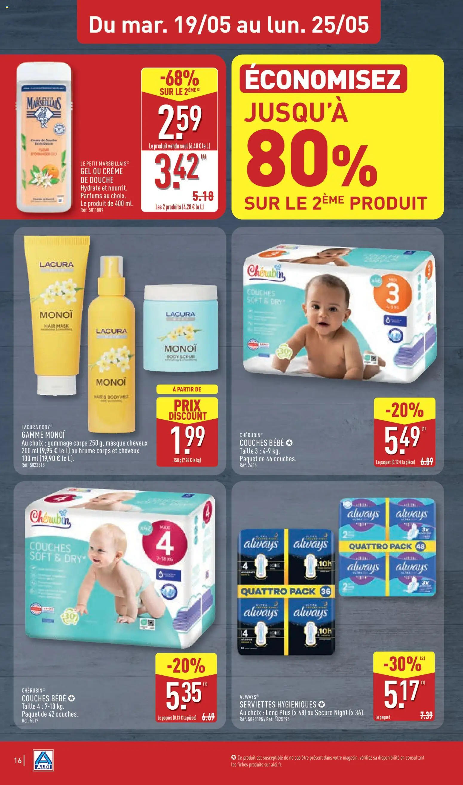 {H1} | Page: 18 | Produits: Couches Bebe, Masque, Douche, Crème