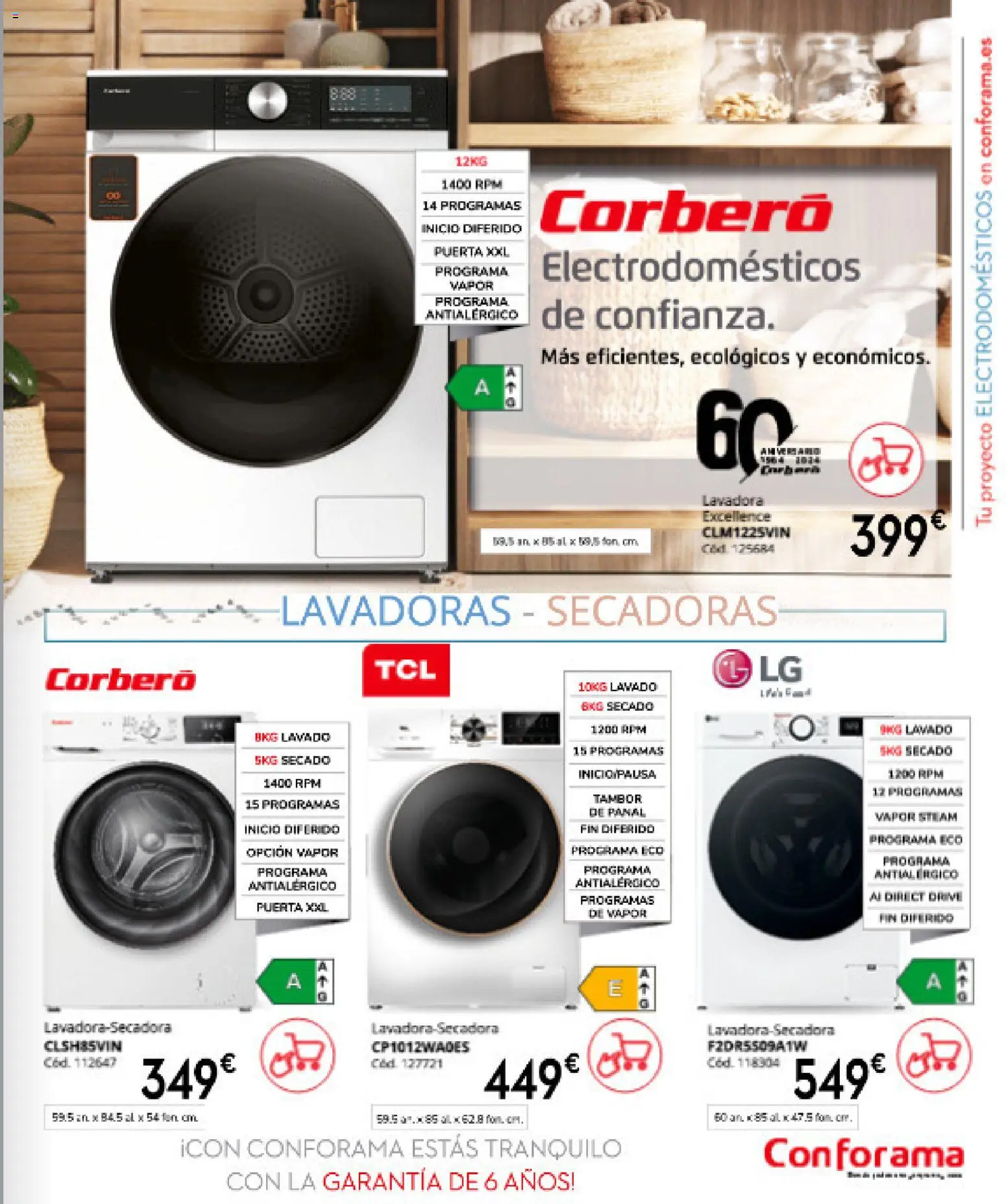 Conforama folleto │ válido desde el 16.04.2026 | Página: 97 | Productos: Lavadora